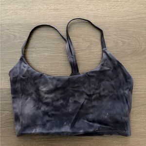 Black and Gray Sleeveless Fitted Crop Top